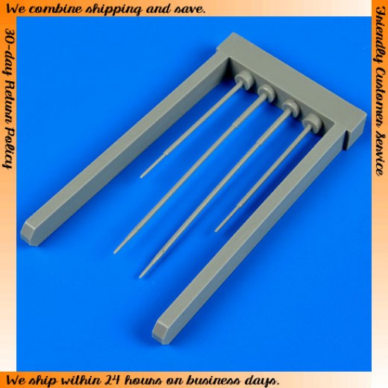 1/72 Sukhoi Su-7BMK/Su-7U Pitot Tubes for Modelsvit kits