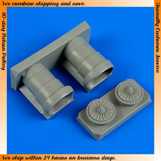 1/72 McDonnell Douglas F/A-18A/C Hornet Air Intakes for Hasegawa kits 