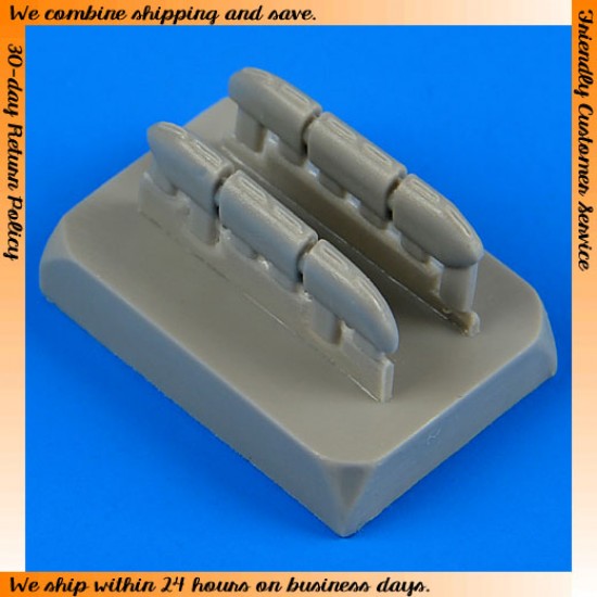 1/72 Hawker Hurricane Mk. I Early Exhaust for Airfix kit