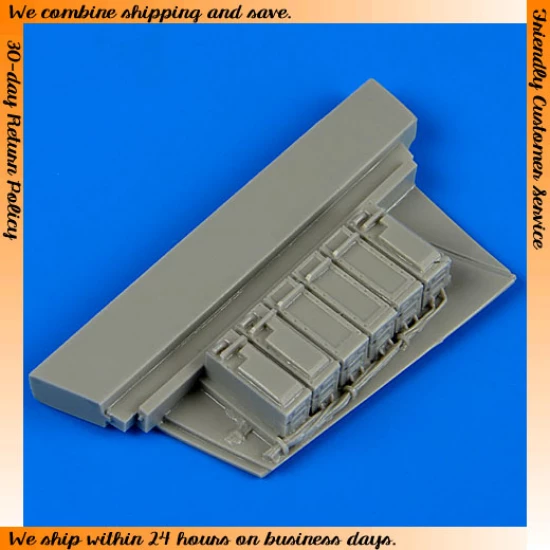 1/72 McDonnell Douglas F-15C Eagle Electronic Boxes for Hasegawa kit