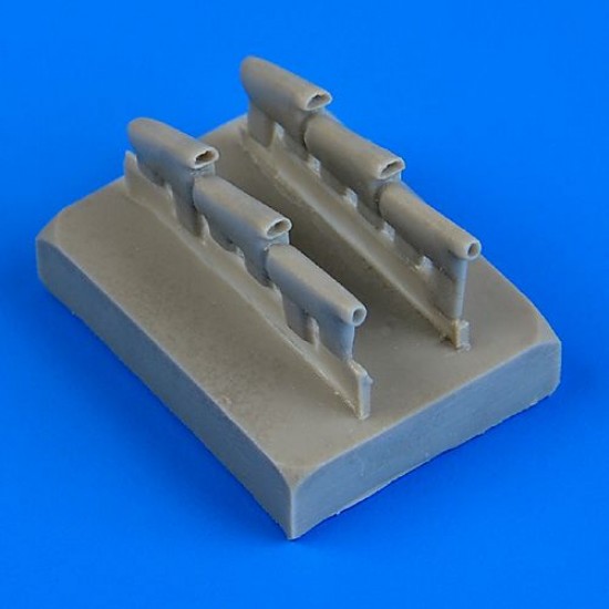 1/72 Boulton-Paul Defiant Mk.I Exhaust - Rounded for Airfix kit (Resin)