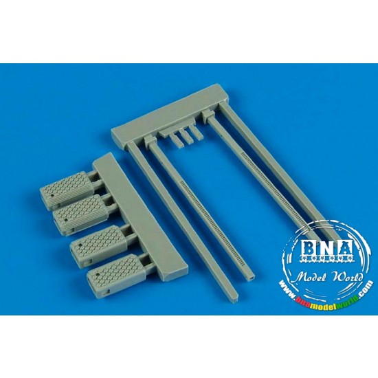 1/32 US Navy Polyurethane Wheel Chock NWC-4/5 - Early Type