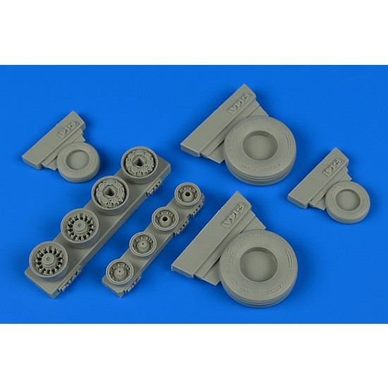 1/48 Grumman F-14A Tomcat Weighted Wheels Set for Tamiya kit