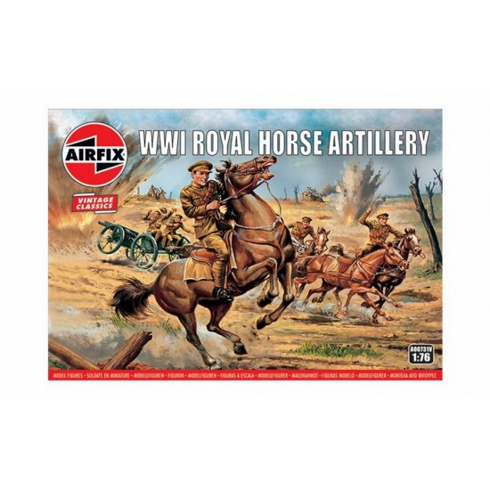 1/76 Vintage Classics - WWI Royal Horse Artillery (48 figures)
