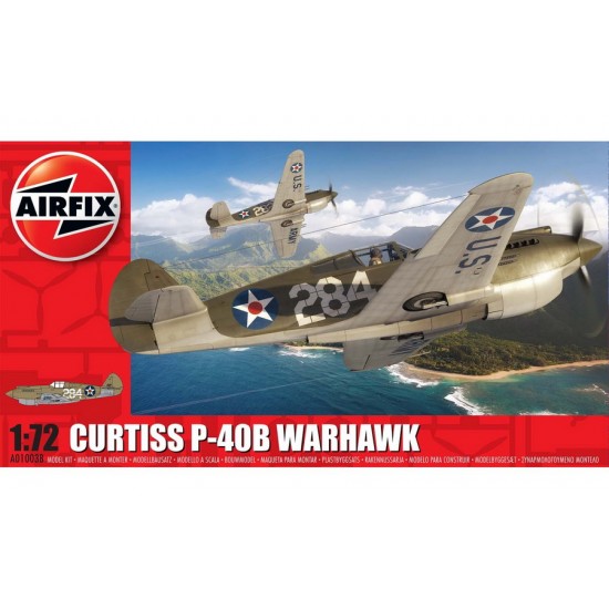 1/72 Curtiss P-40B Warhawk Fighter Aircraft