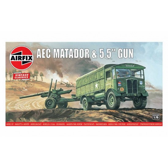 1/76 Vintage Classics - AEC Matador & 5.5inch Gun