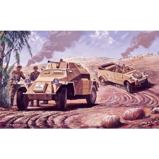 1/76 German Reconnaissance Set - SdKfz.222 & Volkswagen Kubelwagen