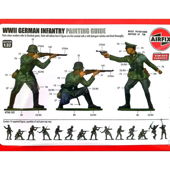 1/32 Vintage Classics - WWII German Infantry