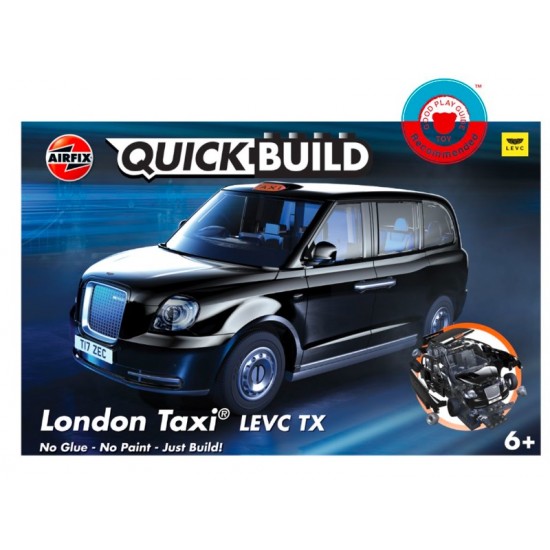 QUICKBUILD London Taxi LEVC TX (Length: 17.9cm) Plastic Brick Construction Toy