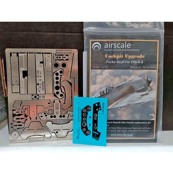 1/18 Fw190 A8 Cockpit Upgrade Set for HobbyBoss kits