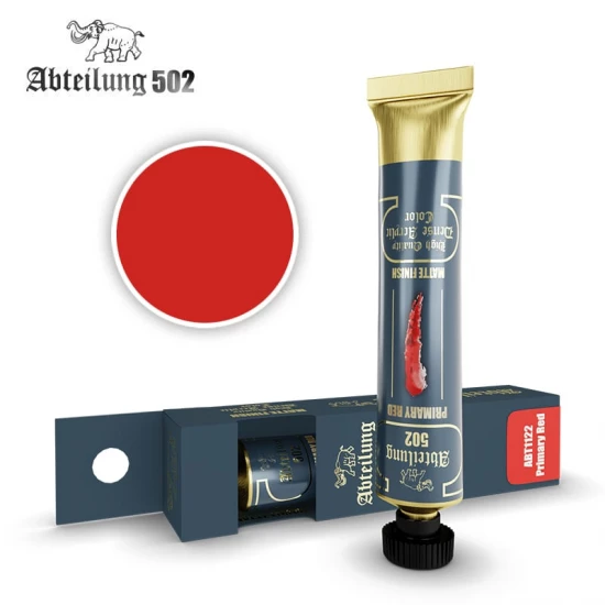 High Quality Dense Acrylic Paint - Primary Red (20ml tube)