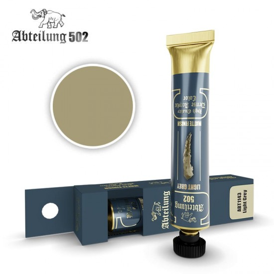 High Quality Dense Acrylic Paint - Light Grey (20ml tube)