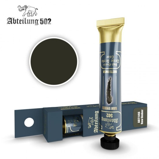 High Quality Dense Acrylic Paint - Raw Umber (20ml tube)