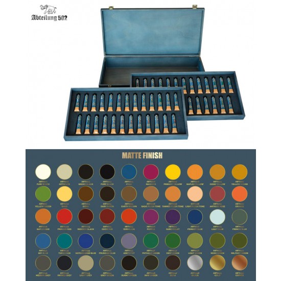Dense Acrylic Colour & Luxury Wooden Briefcase [Limited Edition]
