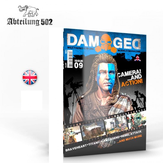 Damaged Magazine Issue No.9 - Camera and Action (English, 72 pages)