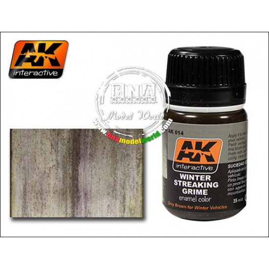 Enamel Paint - Winter Streaking Grime (Grey Brown for Winter Vehicles) 35ml