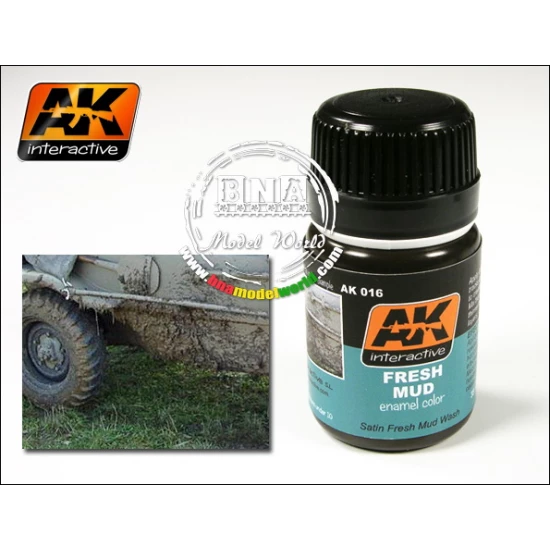 Enamel Paint - Fresh Mud (Satin Fresh Mud Wash) 35ml