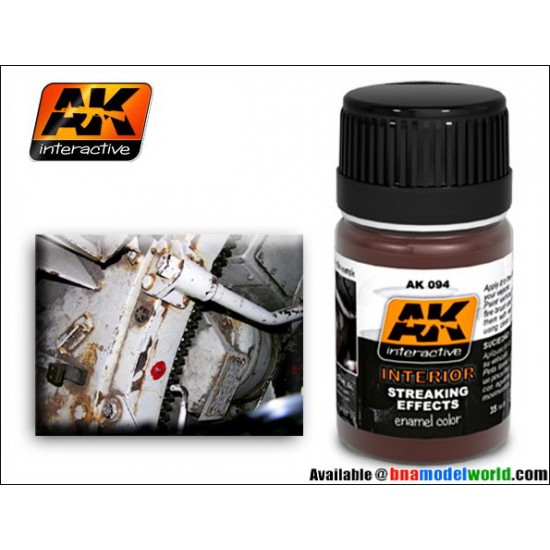 Enamel Paint - Streaking Grime for Light Coloured Vehicle Interiors (35ml)