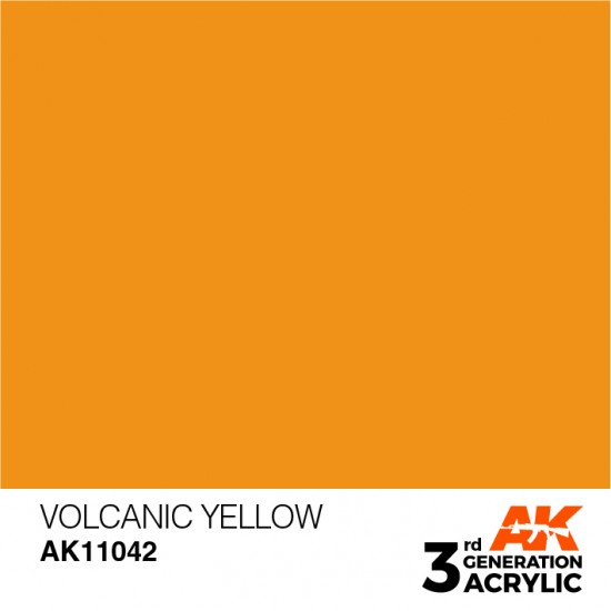 Acrylic Paint (3rd Generation) - Volcanic Yellow (17ml)