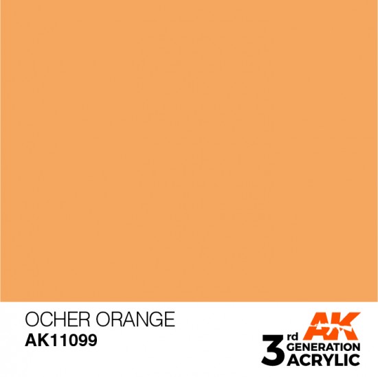Acrylic Paint (3rd Generation) - Ocher Orange (17ml)
