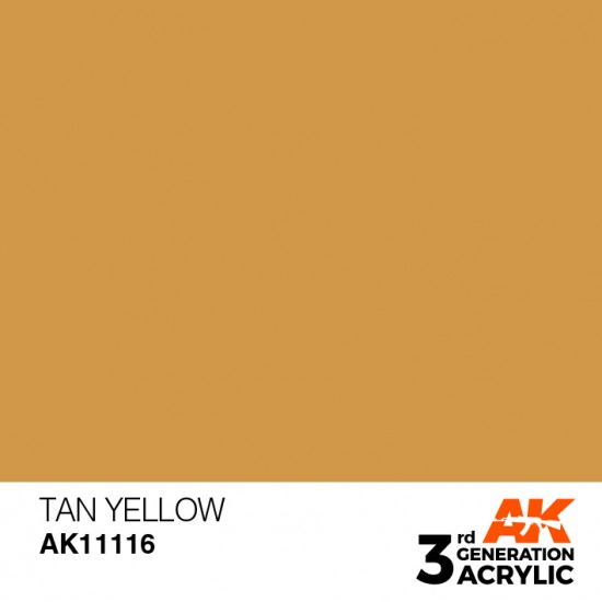 Acrylic Paint (3rd Generation) - Tan Yellow (17ml)