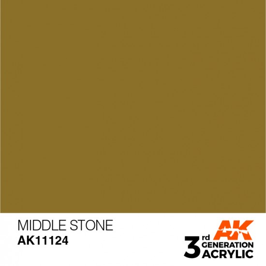 Acrylic Paint (3rd Generation) - Middle Stone (17ml)