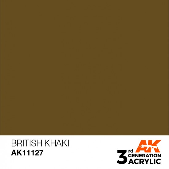 Acrylic Paint (3rd Generation) - British Khaki (17ml)