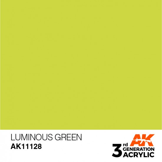 Acrylic Paint (3rd Generation) - Luminous Green (17ml)