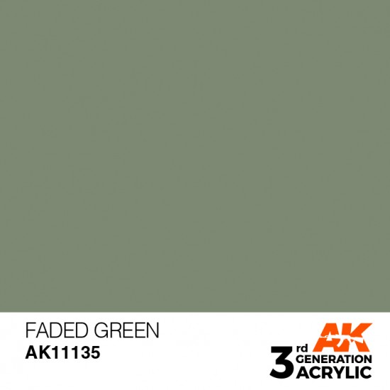 Acrylic Paint (3rd Generation) - Faded Green (17ml)