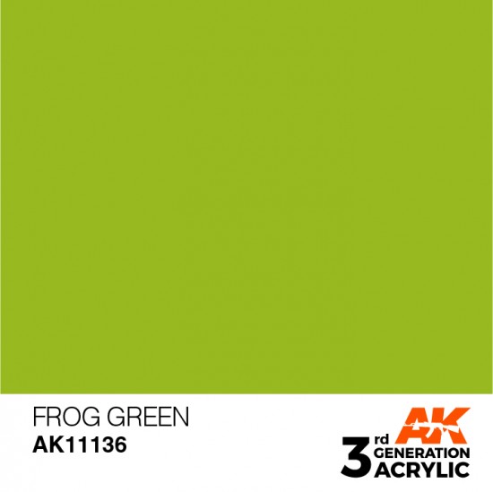Acrylic Paint (3rd Generation) - Frog Green (17ml)