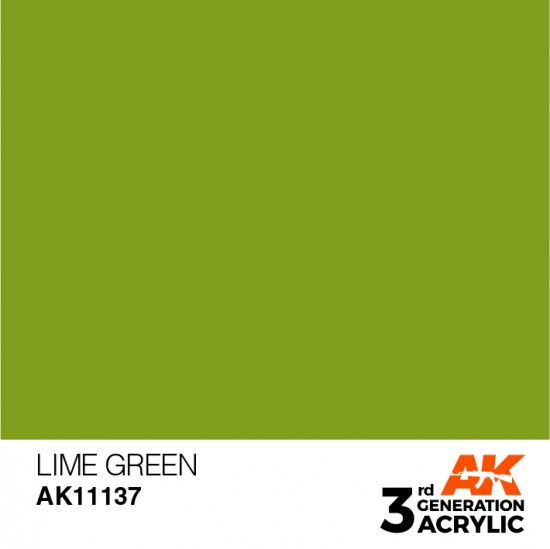 Acrylic Paint (3rd Generation) - Lime Green (17ml)