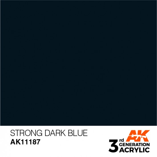 Acrylic Paint (3rd Generation) - Strong Blue (17ml)