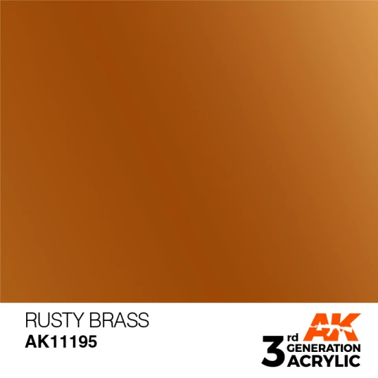 Acrylic Paint (3rd Generation) - Rusty Brass (Metallic Colours, 17ml)
