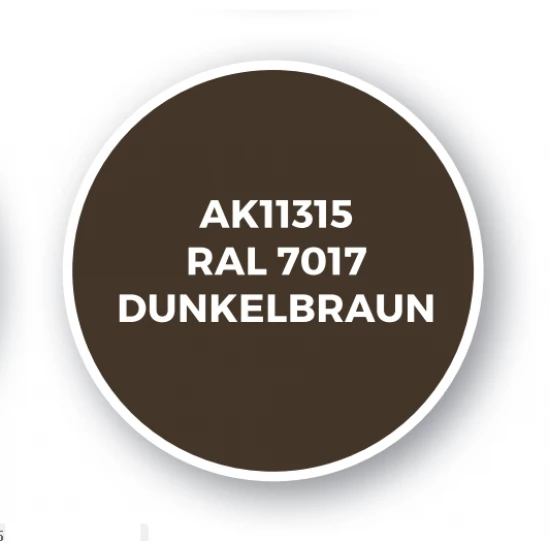 Acrylic Paint (3rd Generation) for AFV - RAL 7017 Dunkelbraun (17ml)
