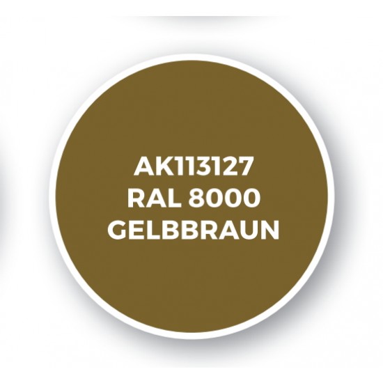 Acrylic Paint (3rd Generation) for AFV - RAL 8000 Gelbbraun (17ml)