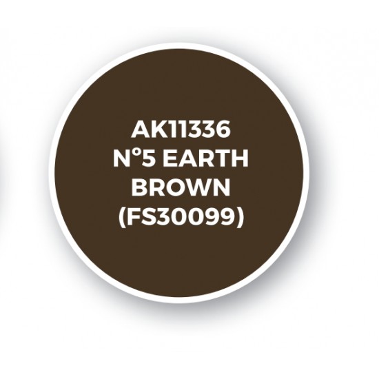 Acrylic Paint (3rd Generation) for AFV - No.5 Earth Brown (FS30099) 17ml