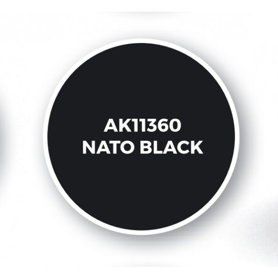Acrylic Paint (3rd Generation) for AFV - Nato Black (17ml)