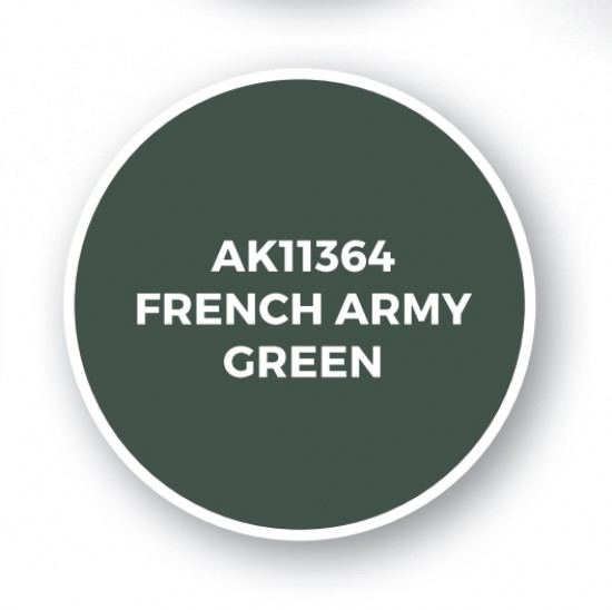 Acrylic Paint (3rd Generation) for AFV - French Army Green (17ml)