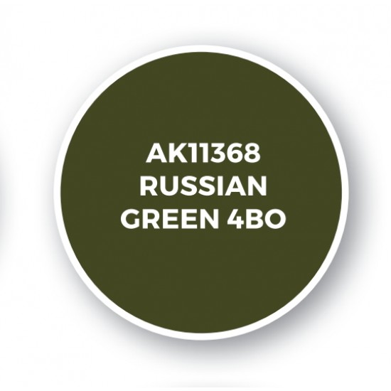 Acrylic Paint (3rd Generation) for AFV - Russian Green 4BO (17ml)