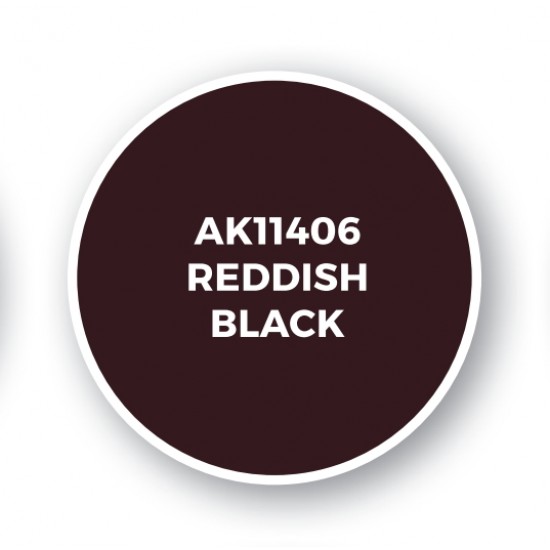 Acrylic Paint (3rd Generation) for Figures - Reddish Black (17ml)