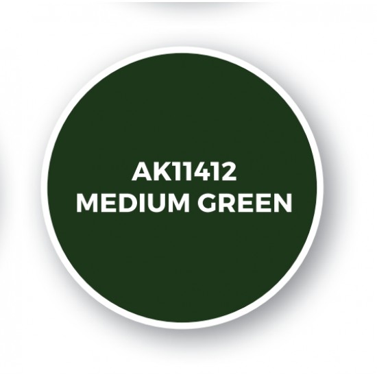 Acrylic Paint (3rd Generation) for Figures - Medium Green (17ml)