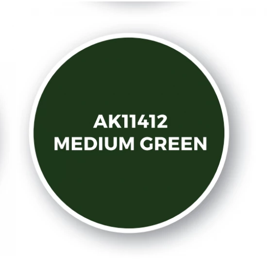 Acrylic Paint (3rd Generation) for Figures - Medium Green (17ml)