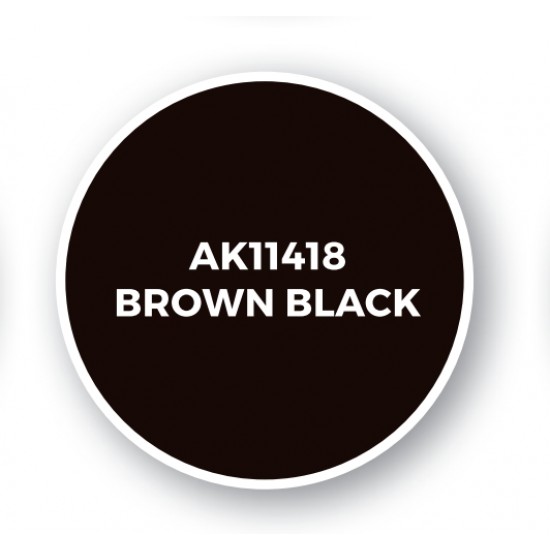 Acrylic Paint (3rd Generation) for Figures - Brown Black (17ml)