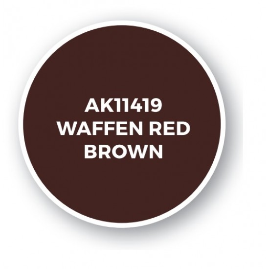 Acrylic Paint (3rd Generation) for Figures - Waffen Red Brown (17ml)