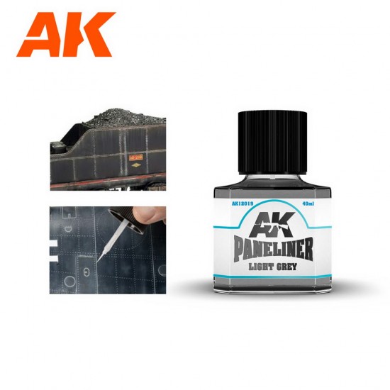 Enamel Paint - Light Grey Paneliner (40ml)
