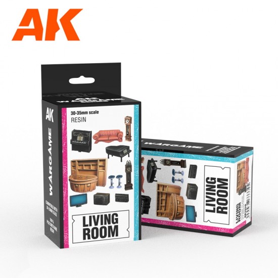 Living Room Set Wargame (Resin, 30-35mm)