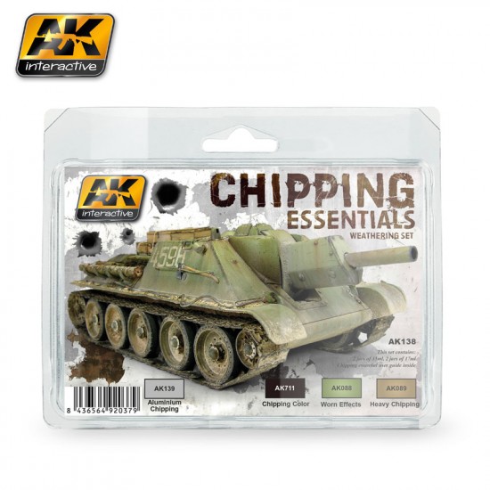 Chipping Essentials Weathering Set (2x 35ml, 2x 17ml)
