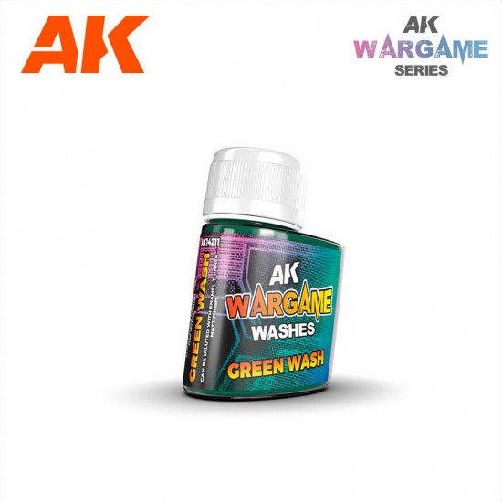 Enamel Wash for Wargamers - Green Wash (35ml)