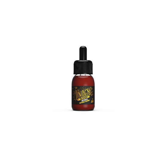 Acrylic Inks - Intense Sienna  (30ml)