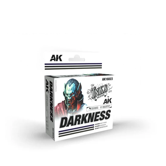 Acrylic Inks Set - Darkness (3x 30ml)